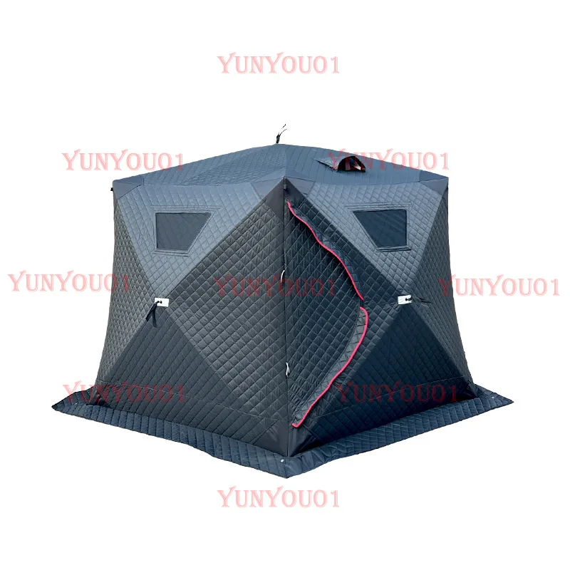 

Thickened Winter Outdoor Fishing Pentagonal 4-5 People Ice Fishing House Cold-proof Wild Fishing Portable Firewood To Keep Warm