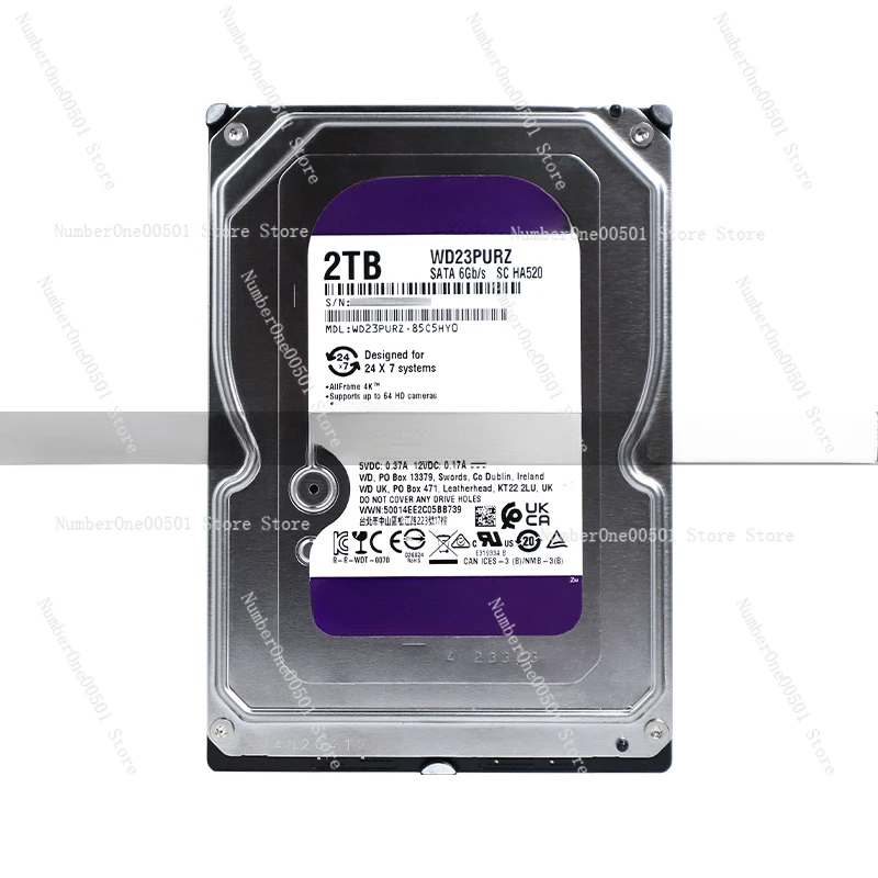 Suitable for WD/Western Digital WD23PURZ/WD22EJRX Western Digital 3.5 inch 2TB desktop 2T monitoring purple disk hard drive