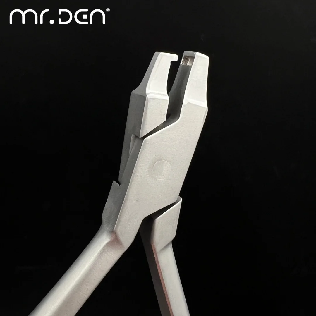 TIANTIAN Horizontal Notch Thermal Forming Plier Dental Thermal Forming Tool Professional Dental Clinic Plier