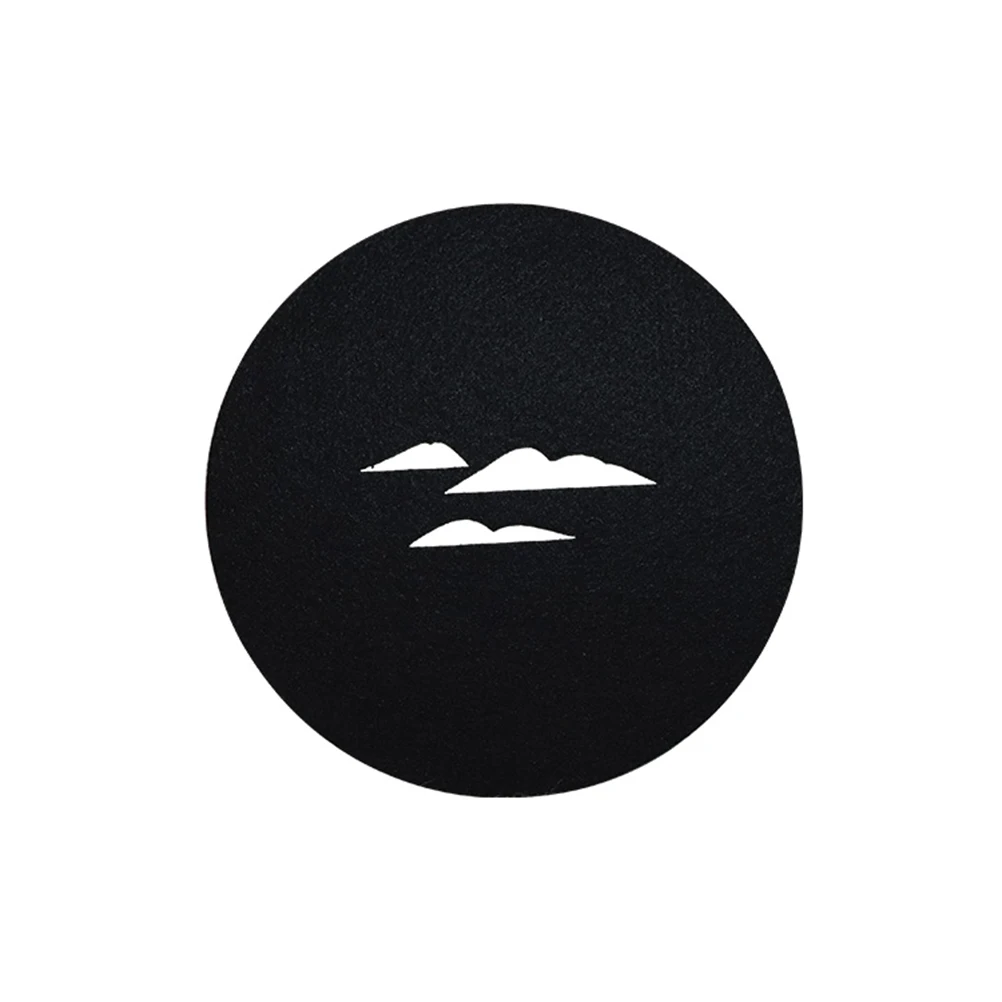 

7 Pcs Felt Coasters Heat Resistant Cup Mats Coffee Tea Pads Dining Table Decor Soft Thick Kitchen Desk Accessories