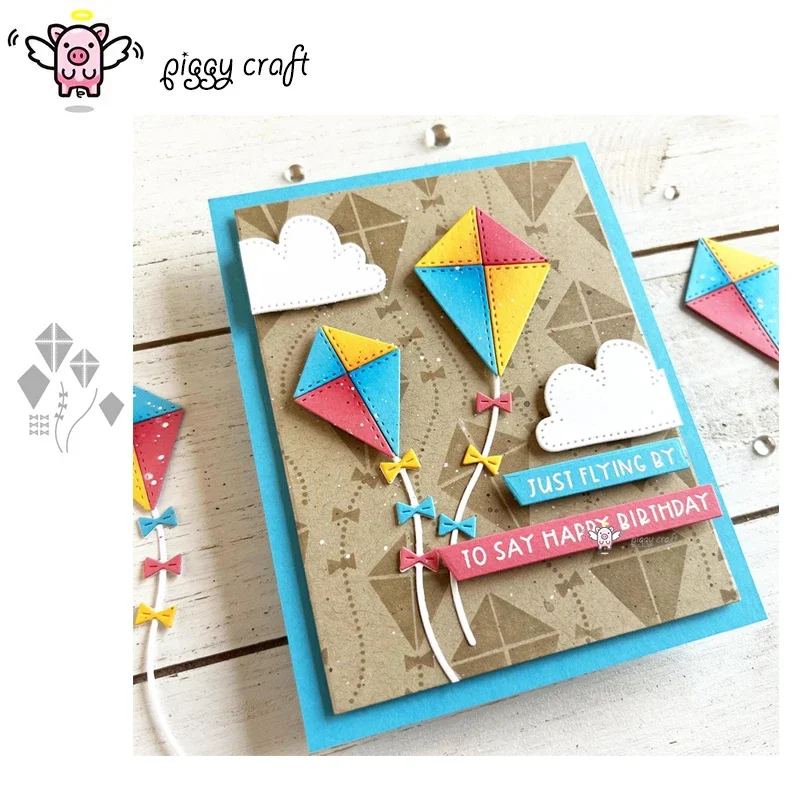 

Металлические вырубные формы Piggy Craft для декоративной резки, трафареты для скрапбукинга, вырубные ножи, лезвия, штампы для бумаги