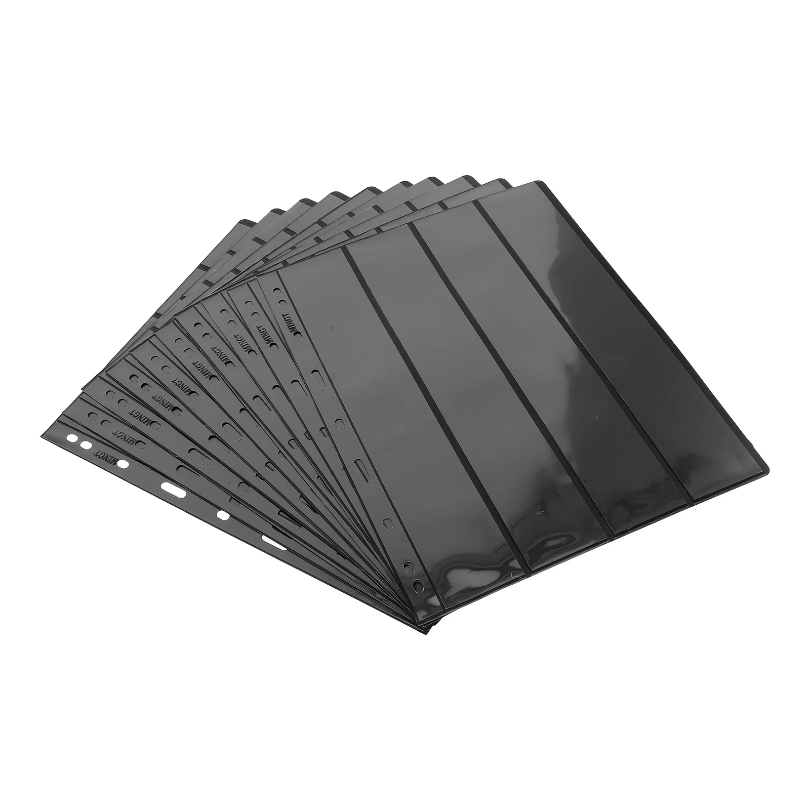 

10 Sheets Stamp Collection Book Double Sided Transparent PVC Pages Organizer Stamp Album Storage Collector Supplies