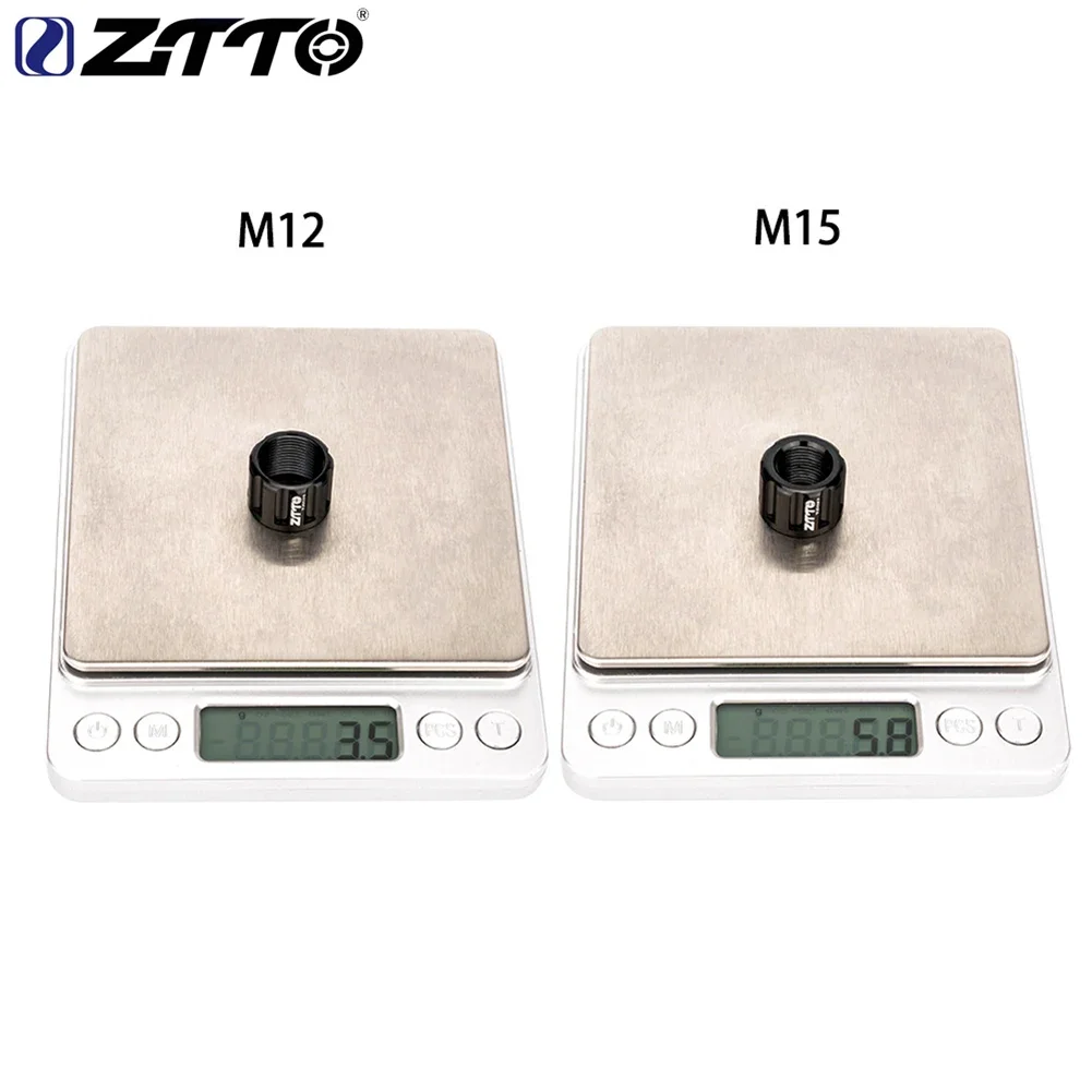 ZTTO eBike自転車スルーアクスルナットM15 P1.0 P1.5 P1.75ハブシャフトキャップバイクアクセサリー交換用ナット自転車アクセサリーパーツ