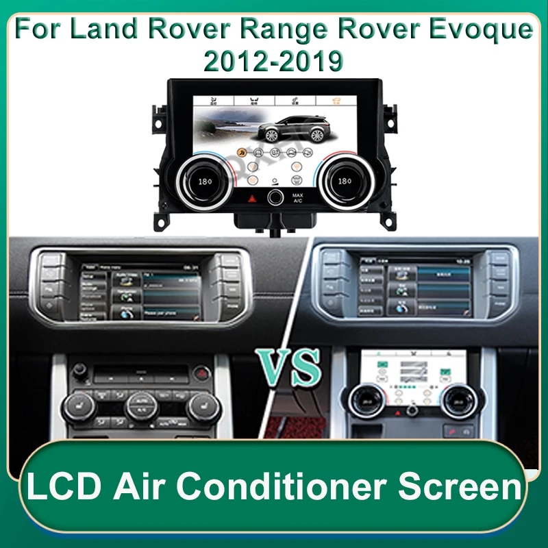 LCD Air Conditioning Screen For Land Rover Range Rover Evoque LRX L538 12-19 Voice AC Panel Display Control Touch