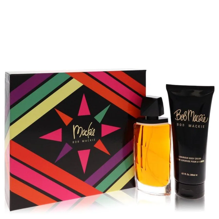 

Bob Mackie Gift Set 3.4 oz Eau De Toilette Spray + 6.8 oz Body Cream
