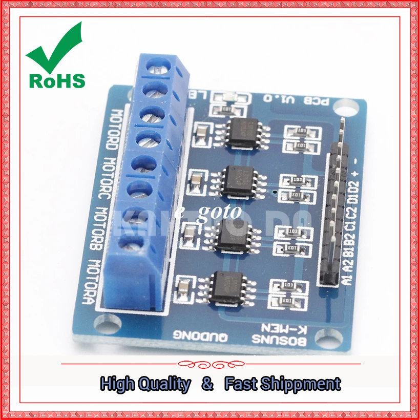 L9110S four-way/channel Drive DC Motor Drive Board Motor Drive Module Intelligent Car 4-way Drive