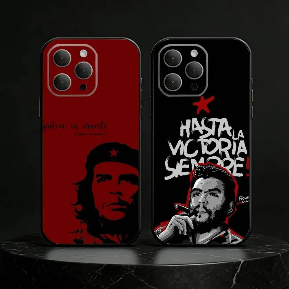 

Che Guevara Cigarett Phone Case For iPhone 17,16,15,14,13,12,11 Plus,Pro,Max,Mini Silicone black Soft Cover