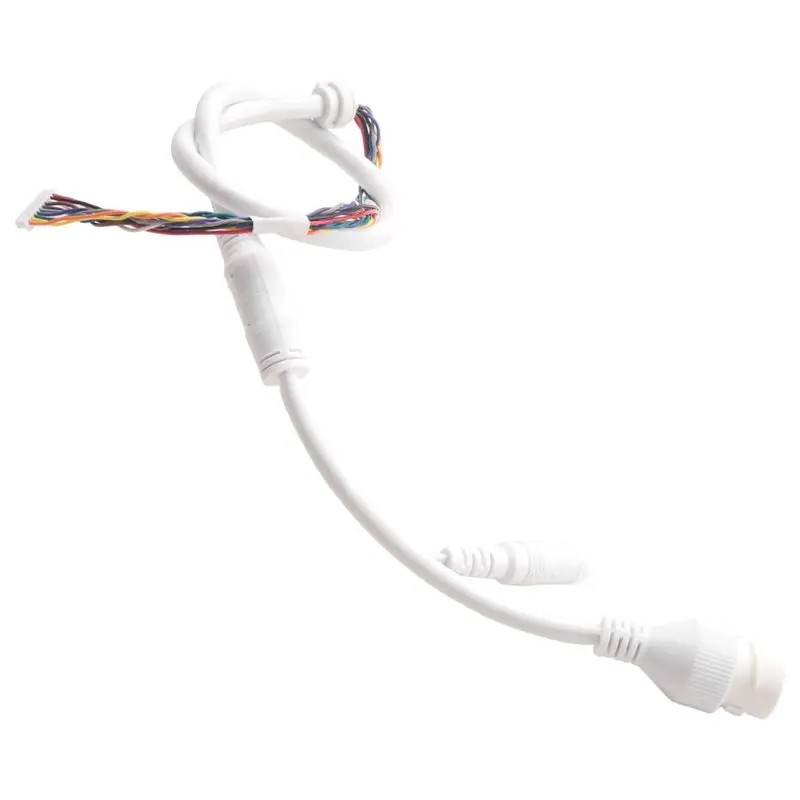 Ethernet LAN Cable 10 Pin 10 Core Poe RJ45 Network Cable For Hikvision IP Camera, High-Speed Data Transfer-PZZW
