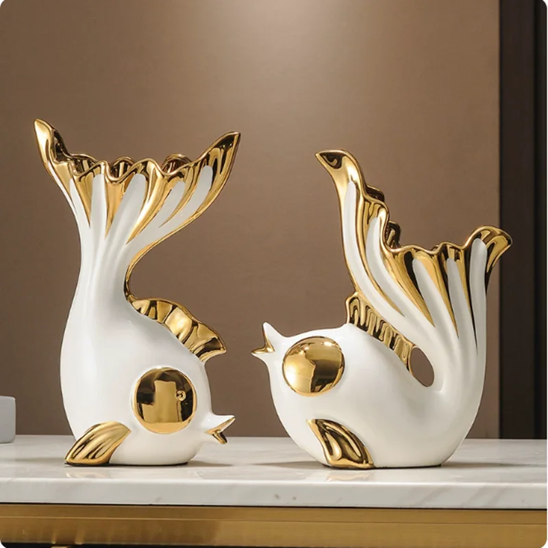 Home Decor Za - Leichter Luxus-Metallschmuck, Zuhause, Wohnzimmer, Foyer, Weinschrank,