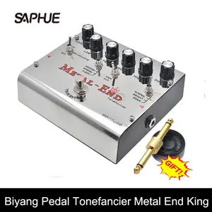 Biyang Tonefancier Metal End King Distortion Electric Guitar Effect Pedal  True Bypass Brand New - AliExpress