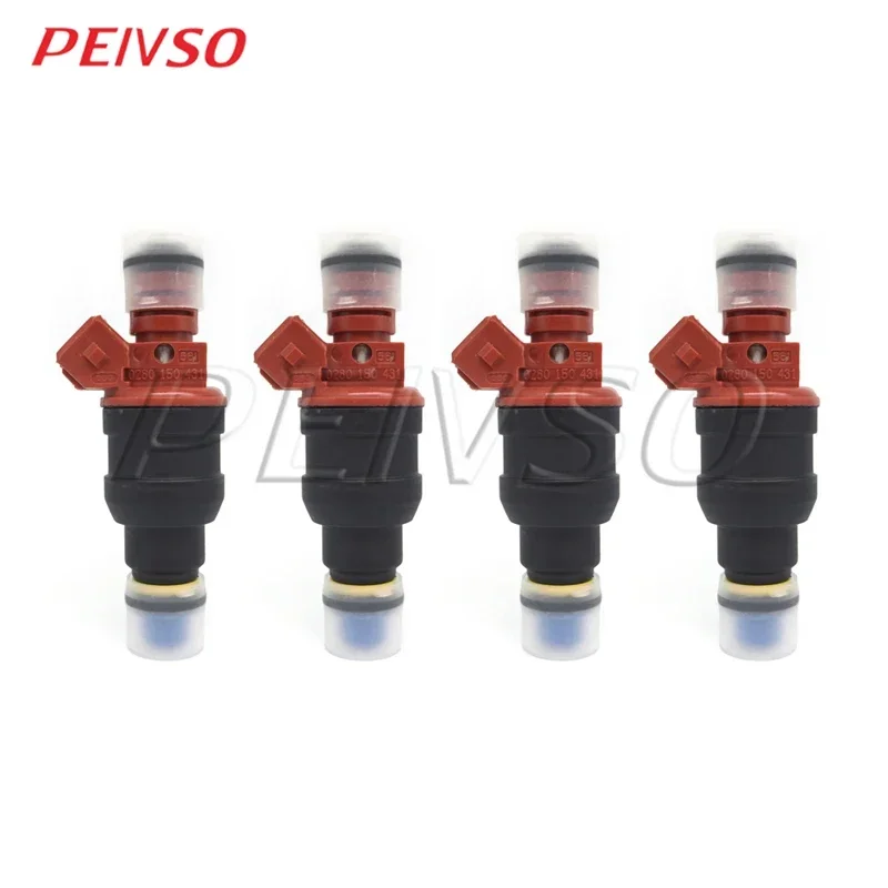 PEIVSO 4pcs 0280150431 Injetor de combustível para SAAB 900 1994 ~ 1998 9-3 1999 ~ 2001 2.0L 9000 1994 ~ 1998 2.3L I4