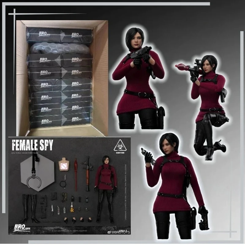 

В НАЛИЧИИ: Оригинальная кукла-шпионка BROTOYS 1/12 - Тетушка Ван - очень привлекательная фигурка - коллекционная игрушка в подарок.
