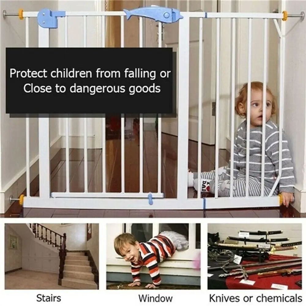 Kit Doorways Pet Safety With Locking Guardrail Screws/Bolts Bolts Accessories Baby Safe Gate Bolts