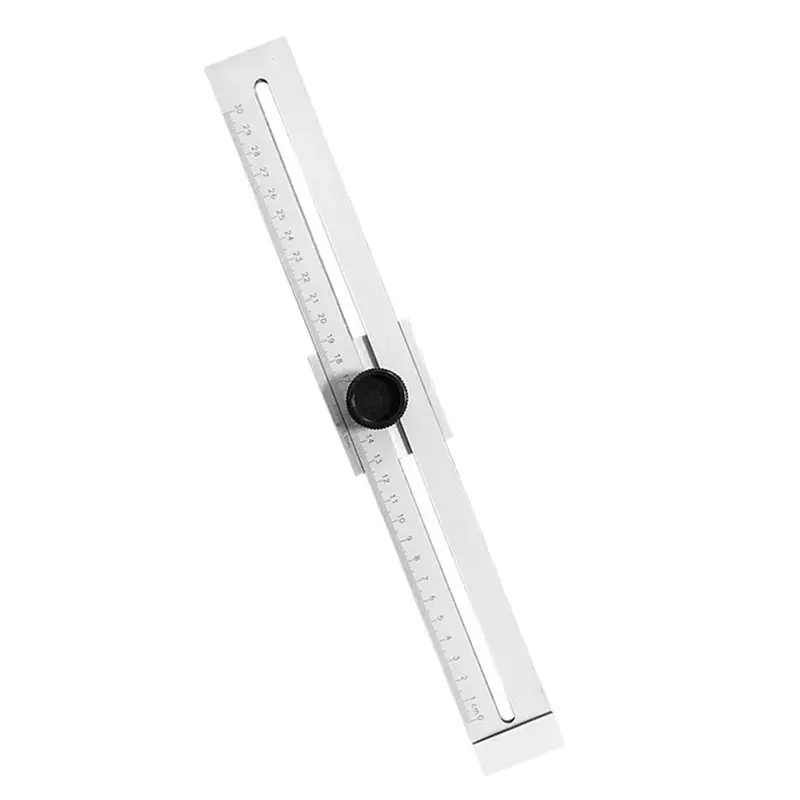 Sliding Line Ruler Criber Steel Marking Gauge 200Mm/250Mm/300Mm Precise Marker Gauge Parallel Ruler 300Mm-AT36