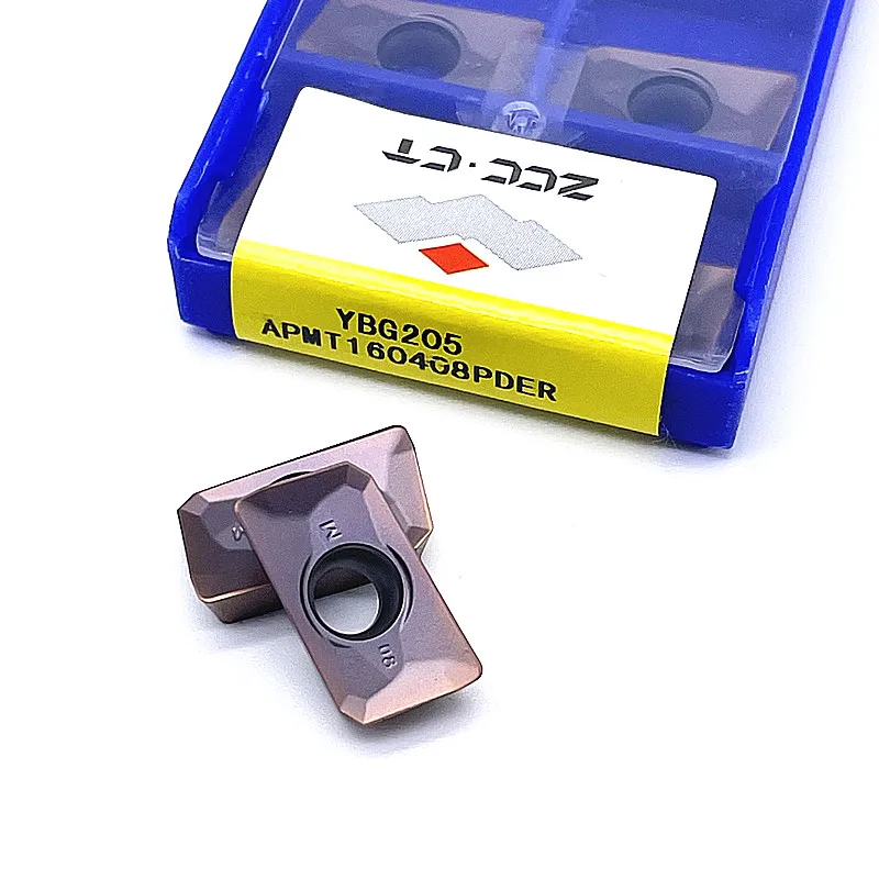 ZCC.CT APMT1135PDR  YBG202 YBG205  APMT160408PDER CNC carbide inserts For Steel, Stainless steel, Cast iron