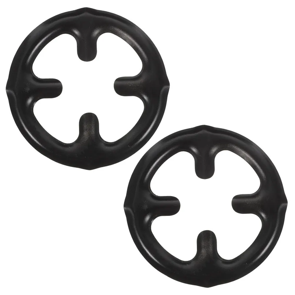 2 قطعة إبريق قهوة الفرن حامل الفولاذ المقاوم للصدأ حامل معدني رف موقد غاز بوثولدر 13 سنتيمتر جولة أسفل الرف نونسليب مقاومة للحرارة المطبخ #5