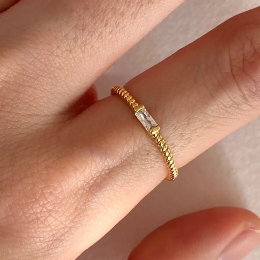 Dating-Ring aus 925er-Sterlingsilber, quadratischer Zirkon, Ringe für Damen, Verlobung, elegante Party-Schmuck-Accessoires, Großhandel mit Schmuck – Detail 5