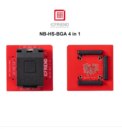 Original MIPITESTER with ufs 4in1 socket(ufs153 ufs254 ufs297 emmc254) and emmc 13in1 socket full set