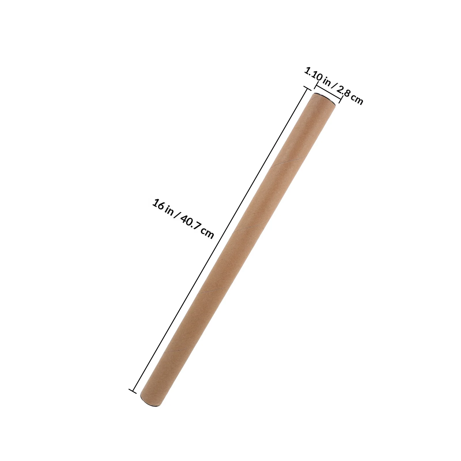 10pcs Brown Cardboard Mailing Tube Paper Poster Storage Tube For Artwork Drawing Prints Reusable Drafting Tubes Protection