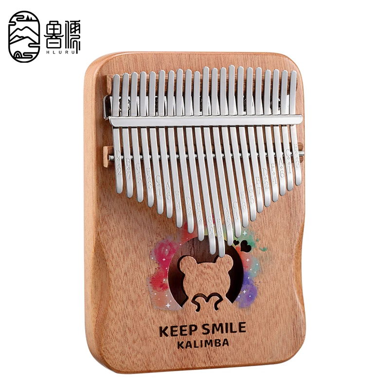 

HLURU Kalimba 17 21 Keys Kalimba Finger Piano Full Veneer Solid Wood Maple Wood Kalimba 21 Key Thumb Piano Beginners Instrument