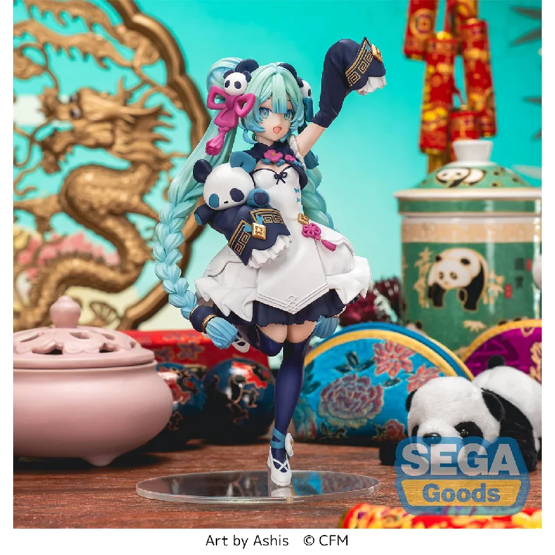 

Bandai Sega VOCALOID Hatsune Miku Giant Panda Fashion Model Birthday Gift Action Figures