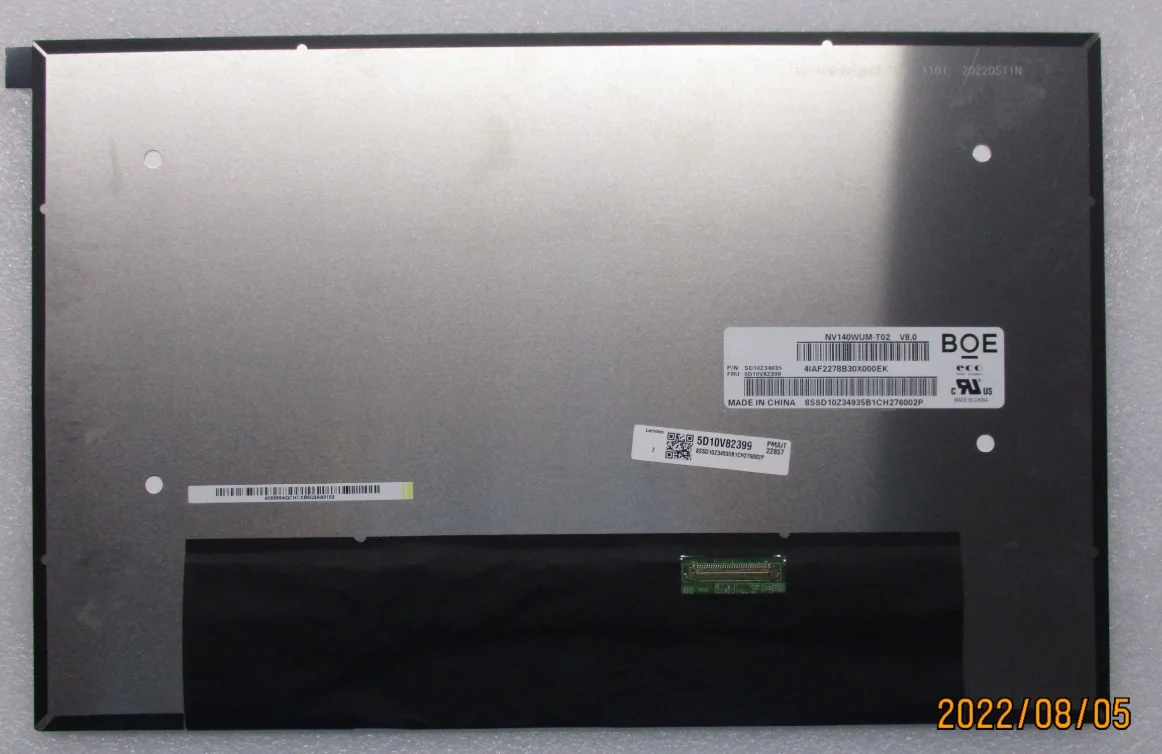 14.0 inch N140JCA-EEL 1920*1200 60Hz lcd For Lenovo Thinkpad T14 P14s T14s Gen 3 Gen 4 E14 Gen 5 LCD FHD No-Touch Screen