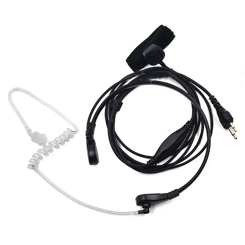 

Throat Mic Microphone Air Tube Earpiece Walkie-talkie Laryngophone Headset For ICOM IC-F3 V80 V82 SL25 Maxon Yaesu Vertex Radio