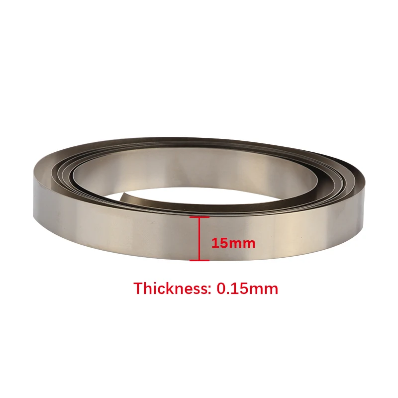 10M Nickel Plated Tape Steel Strip Tape For Li 18650 Battery Belt Connector Spot Welding Compatible For Spot Welder Machine