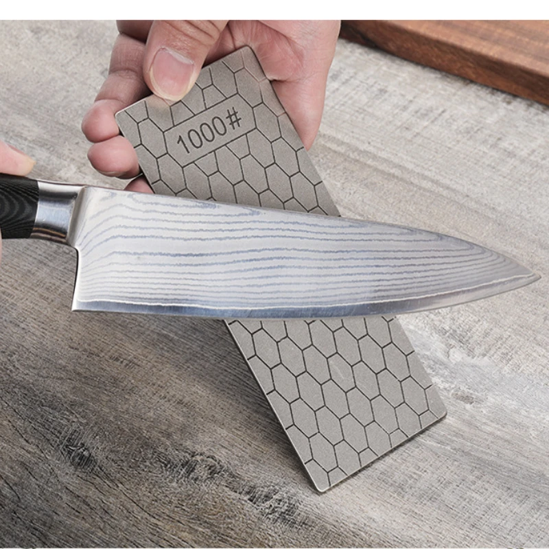 Tools New 80-3000# Professional Diamond Knife Sharpener Sharpening Stone plate Kitchen chef Knife whetstone honeycomb pattern