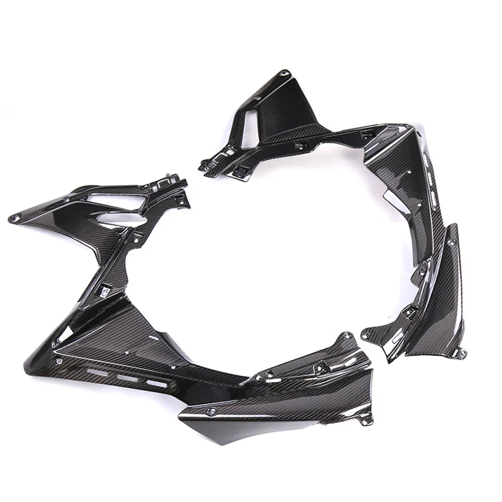 3K Full Carbon Fiber Inner Side Fairing Motorcycle Body Side Panels Accessories Parts Kit For Aprilia RSV4 2021 2022 2023