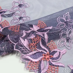 38Yards Navy Pink Black Lace Fabric Trim Flower Sewing Lace Trim Ribbon Bra Underwear Garment Dress Accessories