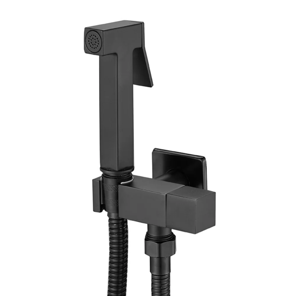 

Zinc Alloy Square Toilet Bidet Sprayer with Chrome Plated High Pressure Spray and 1.5M Hose for Effective and Hygienic Cleaning