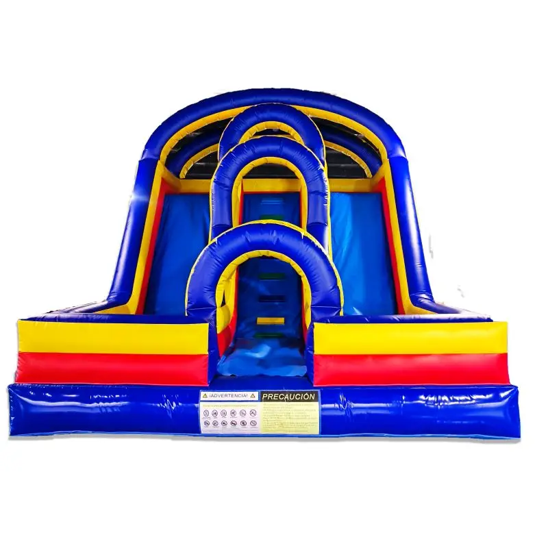 Commercial Inflatable Slide Sports Game PVC Slide Outdoor Inflatable Castle Inflatable Playground Including Blower