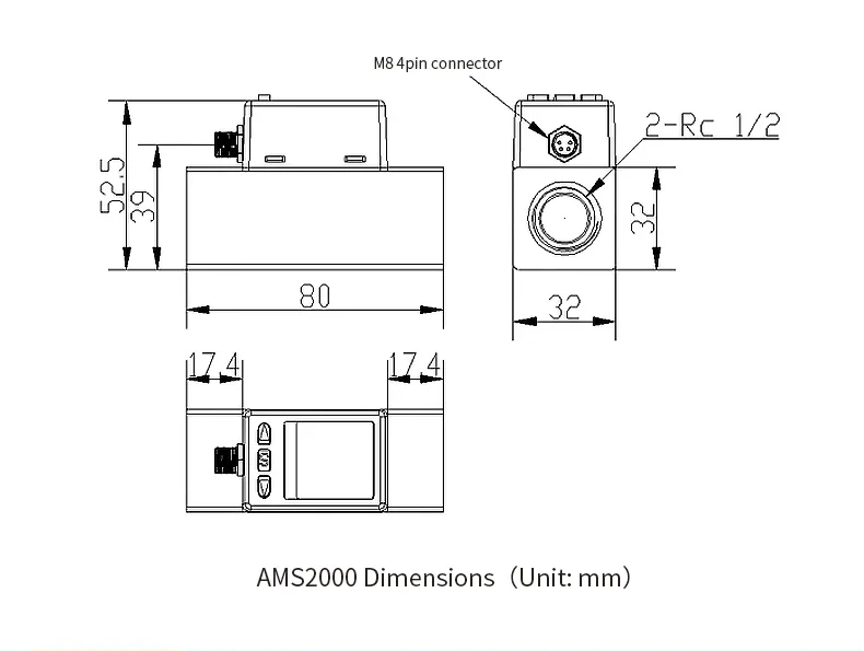 Débitmètre massique multi-gaz, écran LCD pour l'air, l'azote et l'argon (application de protection incendie), offre spéciale