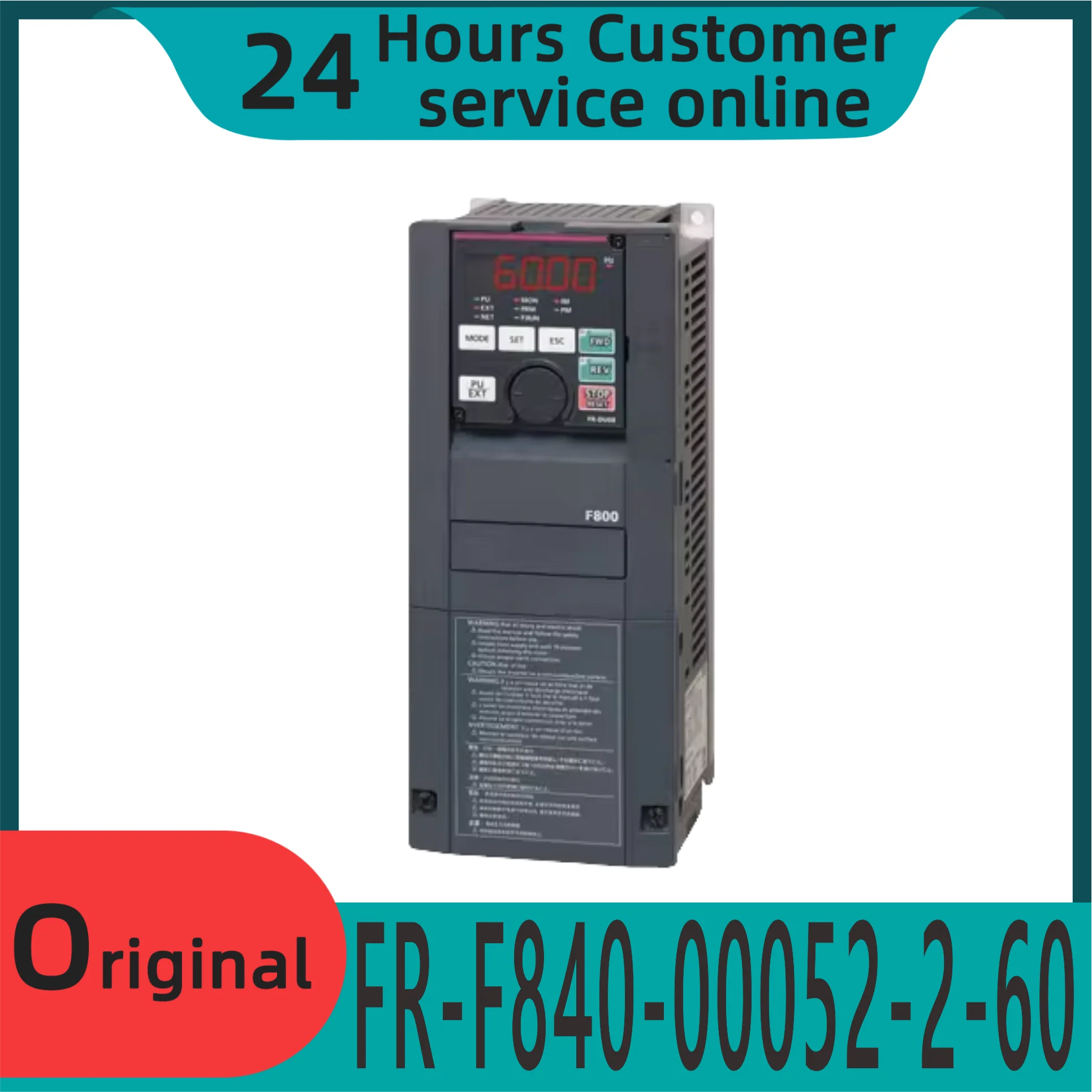 

New Original Frequency Conversion Module Fr-f840-00052-2-60 Replaces Fr-f740-2.2k-cht Three-phase 2.2kw