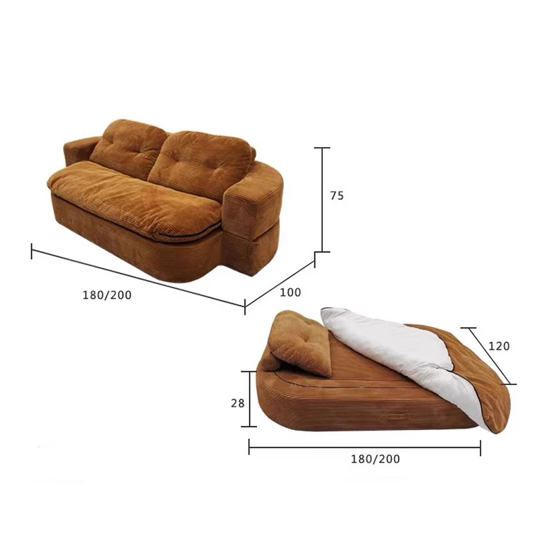European Classic Living Room Sofas Multifunctional Upholstered Simple Design Living Room Sofas Boneless Comfy Canapé Furniture