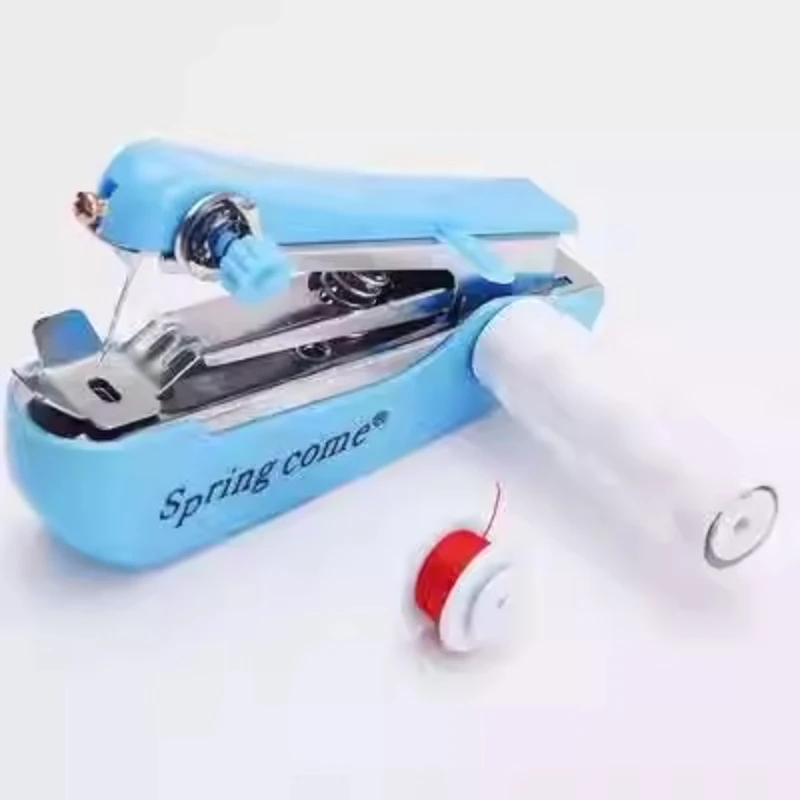 

Sewing Machine Handmade Small Mini Manual Handheld, Portable Miniature Pocket Sewing Seal Household