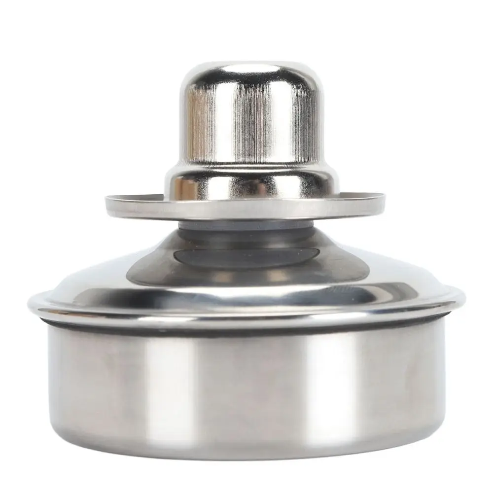 100ml Laboratory Alcohol Burner Stainless Steel Screw Cap Alcohol Burner Lamp Thickened Sealed Design Spirit Lamp Burner