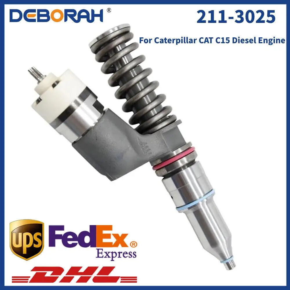 

New Diesel Fuel Injector 211-3025 2113025 10R-0955 For Caterpillar CAT C15 Engine