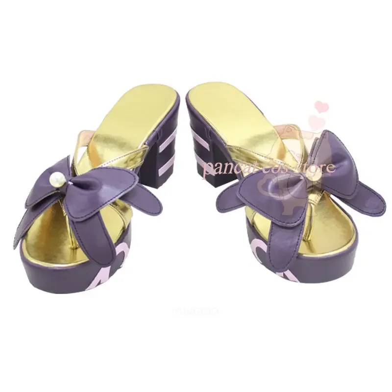 

Anime Genshinimpact Sangonomiya Kokomi Cosplay Shoes Carnival Shoes Fashion Custom-made Hot Sale Cosplay Halloween Anime Prop