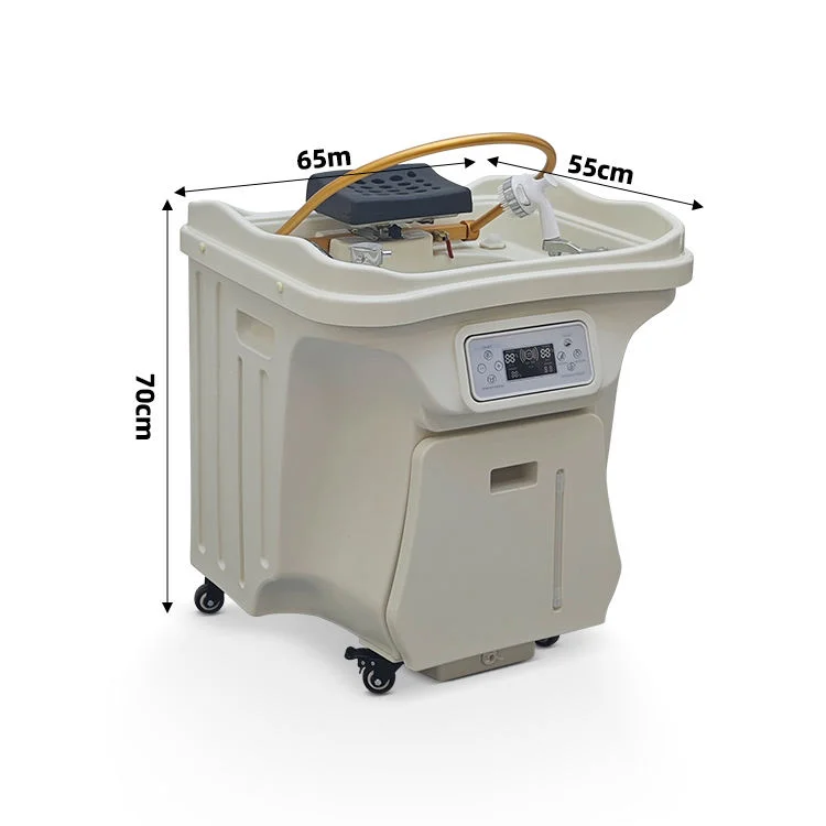 Eco-Friendly Portable Hair Wash Basin Salon Basin Hair Wash Durable Plastic Hair Wash Basin for Barber Shop and Hair Salon