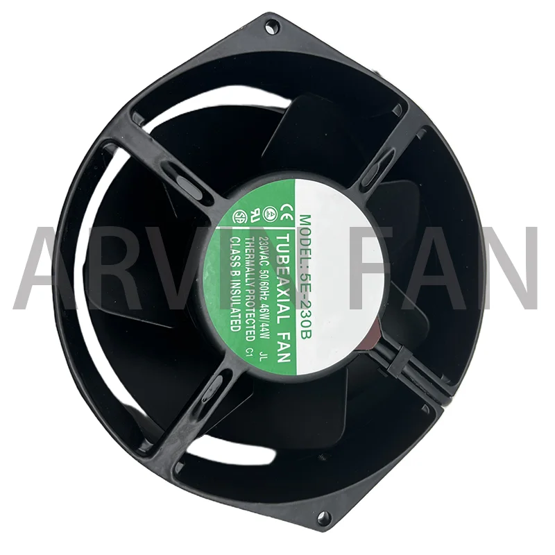 Imagem -02 - Ventilador de Refrigeração Axial Interno Full-metal Alta Temperatura Todo o Metal ca 230v 5e230b 17cm 172 mm 172x150x55 mm Original