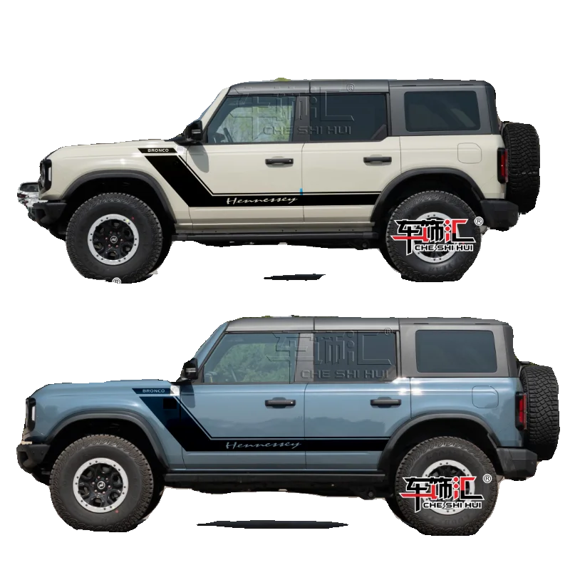 

Car sticker FOR Ford Bronco body modification the left right sides fashionable sporty customization Vinyl Decals Accessories