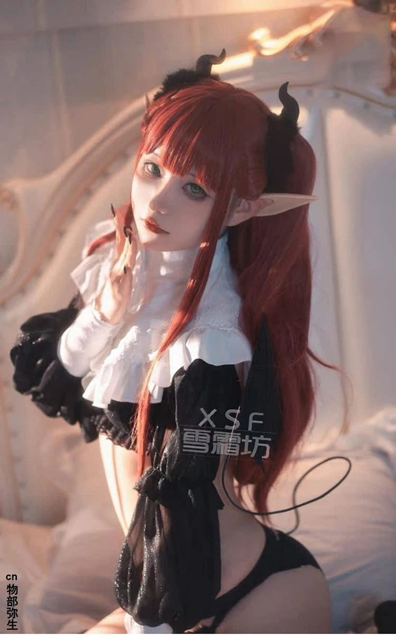 Anime Kitagawa Marin Cosplay Rizu Kyun Cosplay Kostüm Kuroe Shizuku Bikini mit Flügeln Schwanz Party Uniformen – Detail 5