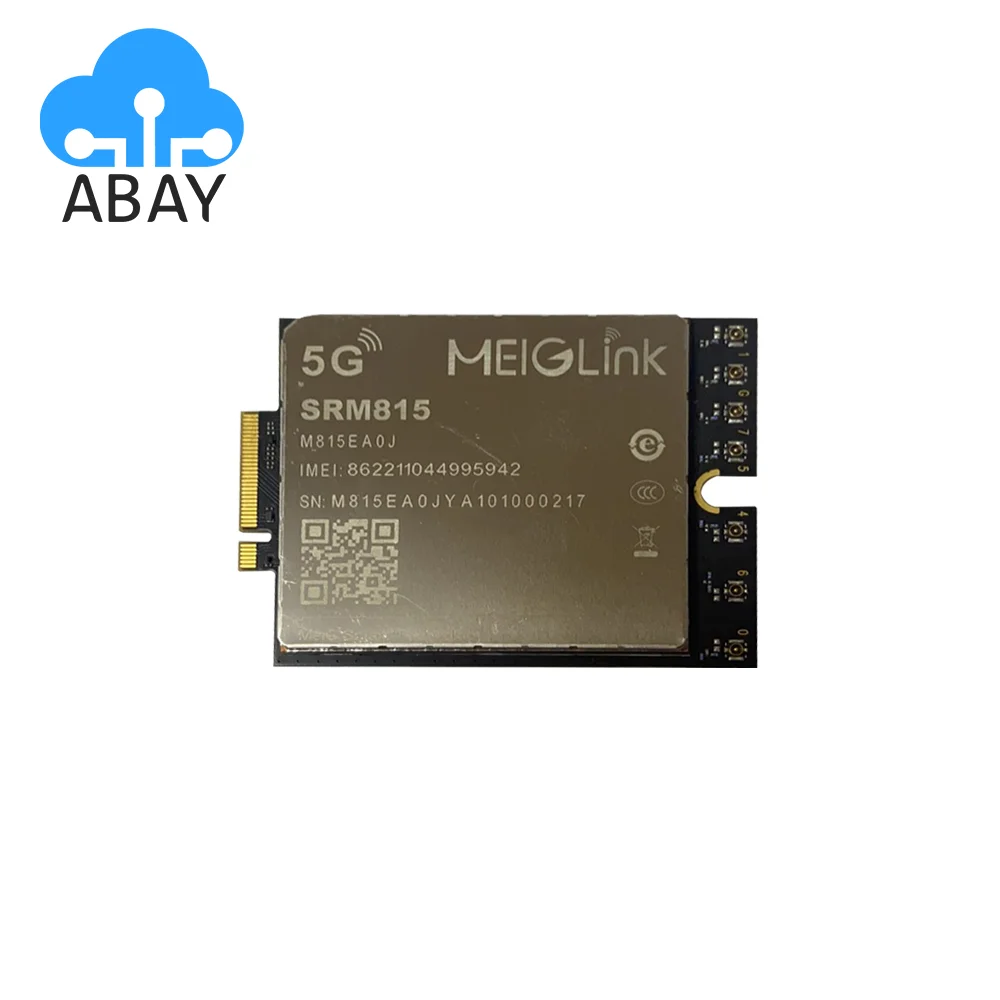 MeiG Smart SRM815 SRM815-EA SRM815-NA M.2 module 5G NR Sub-6GHz Qualcomm SDX55 chipset LTE Cat20 for EMEA North America Australi