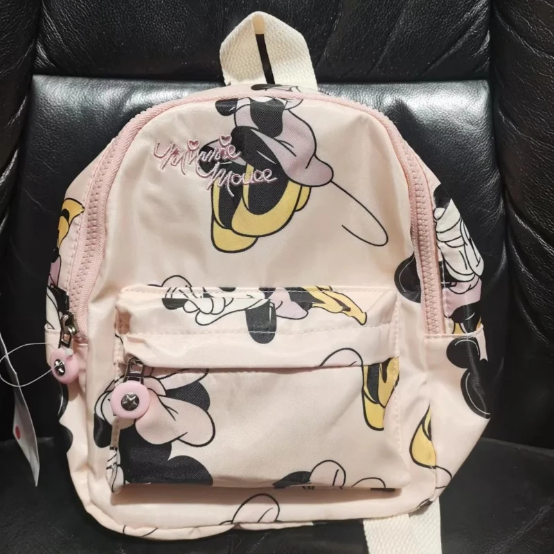 

Super Cute Minnie Mouse Print Backpack Perfect for Students and Festive Occasions Great Birthday Halloween and Christmas Gift