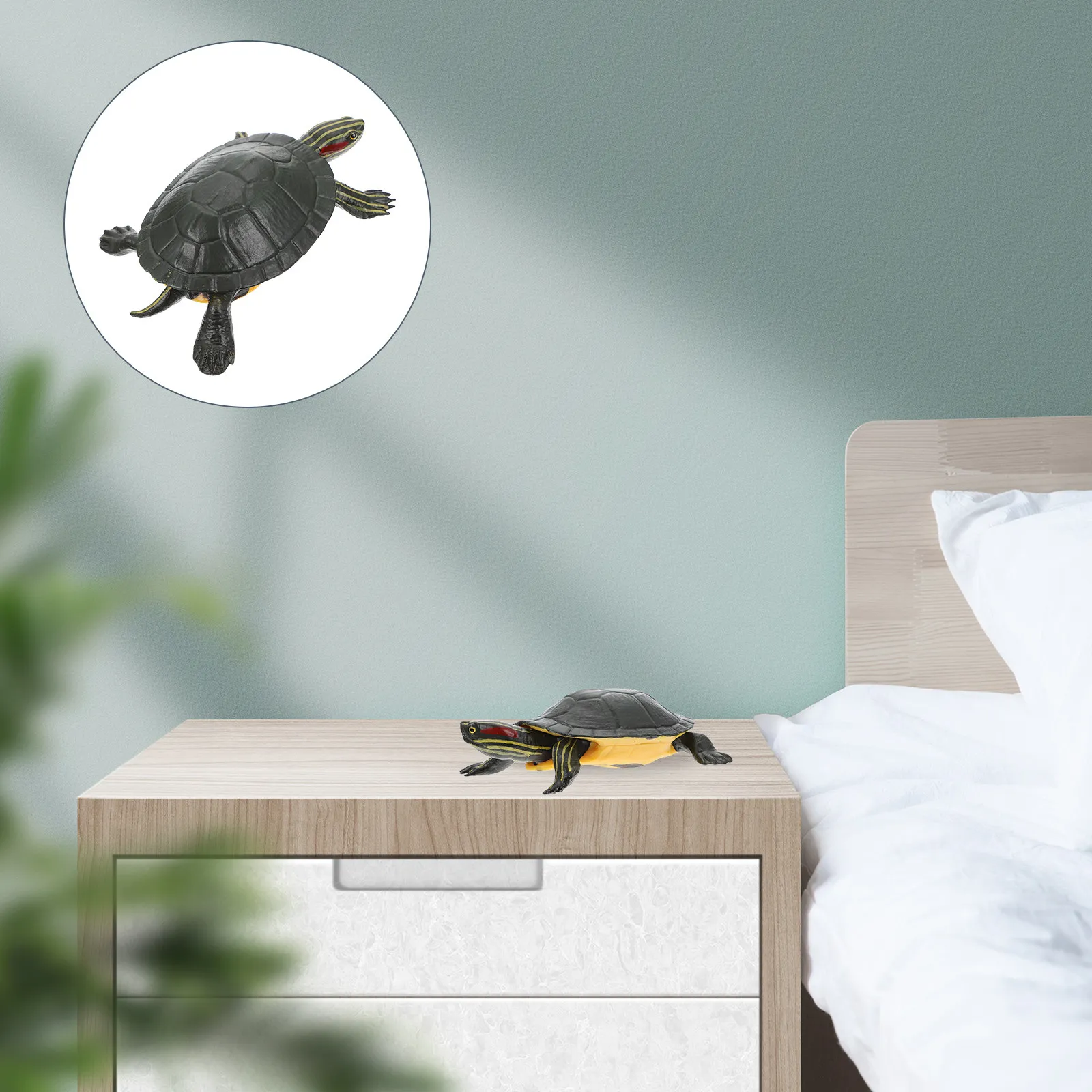 Realistic Solid Simulation Turtle Durable Plastic Decoration for Home Desktop Education Cognitive Plaything Turtle Toy