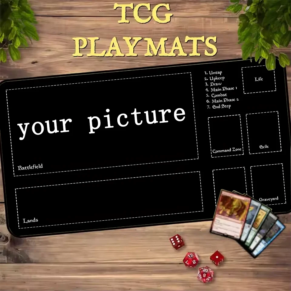

DIY Magic Trade MTG Zerbino Grande Computer Ufficio Mousepad XXL antiscivolo HD per MTG DTCG CCG RPG Trading Mouse Pad