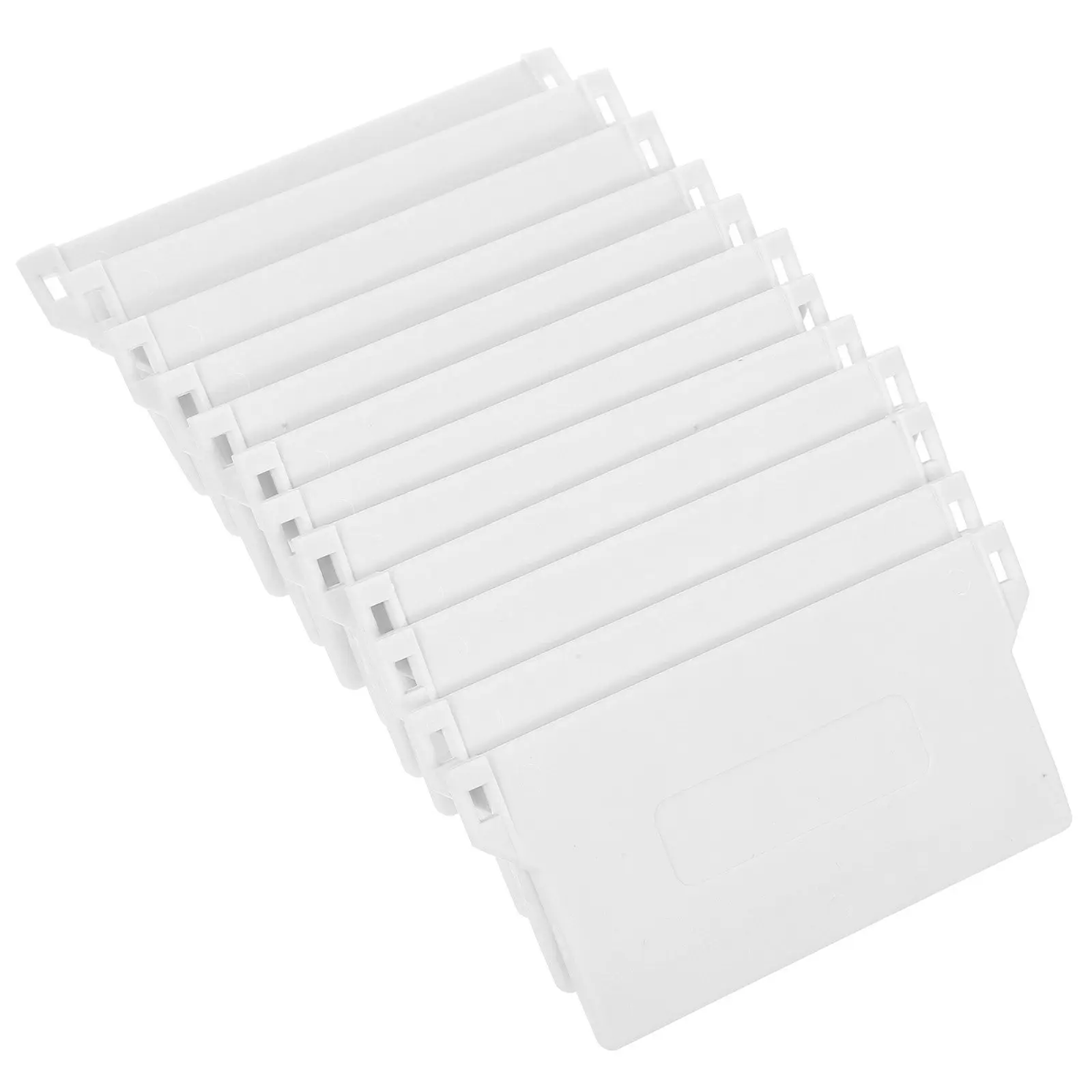 12Pcs 89Mm Sturdy Plastic Vertical Blind Bottom Plates Replacement Parts for Straight Alignment Blinds Curtain Accessories