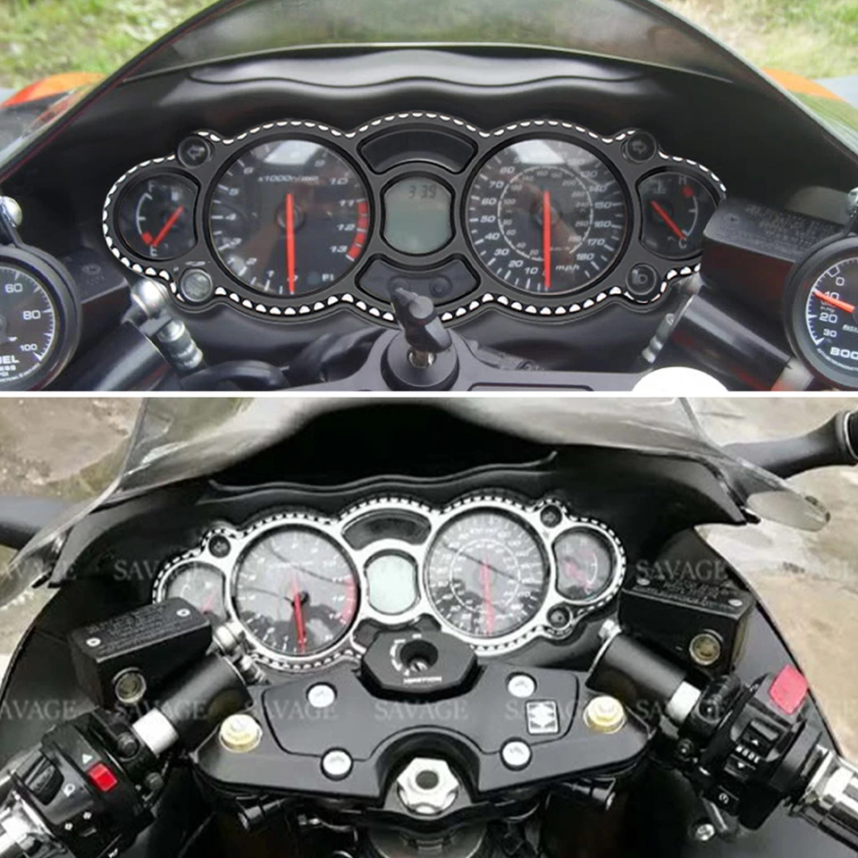 スピードメーターカバー　GSX1300R 隼 ハヤブサ 2008-2020 スズキ GSX1300R 隼スピードメーターゲージベゼルカバー GSX 1300R 08